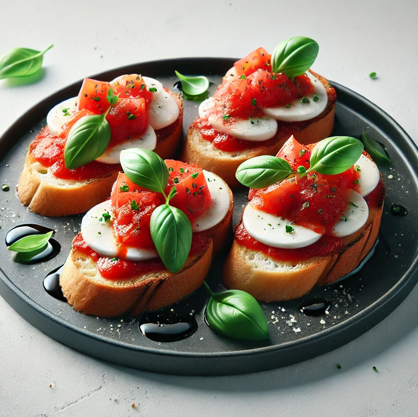 Bruschettas Pomodoro